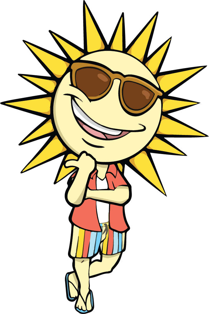 sunshine-mascot-leaning